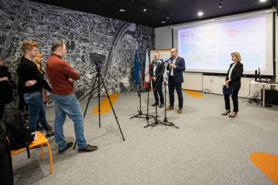 Konferencja prasowa w Urban Lab, fot. Grzegorz Bukała/Urząd Miasta Rzeszowa