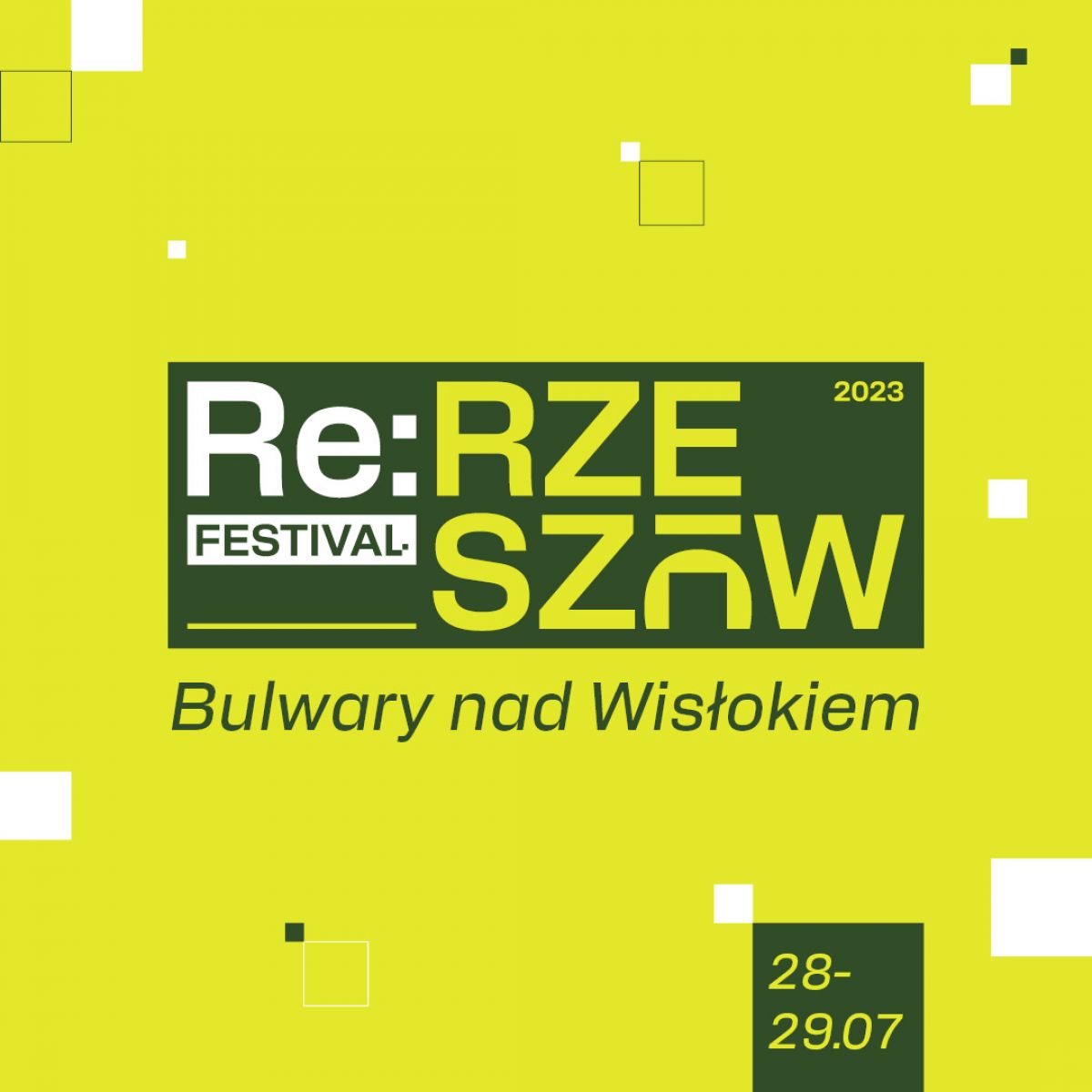 Grafika promująca RE Festival w Rzeszowie