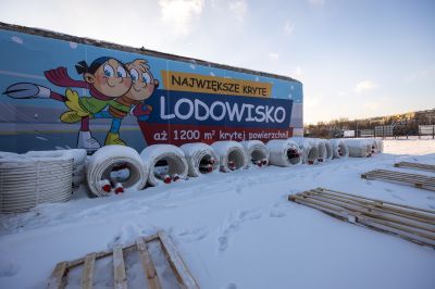 Lodowisko przy ul. Wyspiańskiego, fot. Grzegorz Bukała / Urząd Miasta Rzeszowa