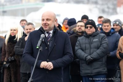 zdjęcie z oficjalnego otwarcia Wisłokostrady w Rzeszowie, fot. Grzegorz Bukała, Urząd Miasta Rzeszowa