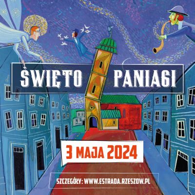 Grafika na podstawie obrazu "Paniaga" Leszka Kuchniaka