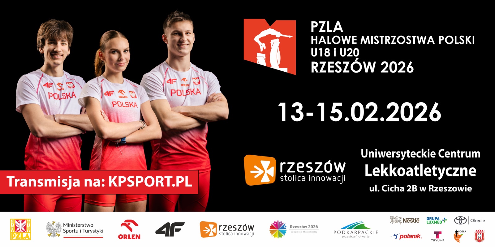 Zdjecie do artykułu Halowe Mistrzostwa Polski U18 i U20 – młoda lekkoatletyka na ogólnopolskiej scenie