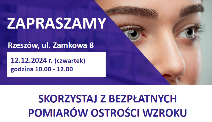 Zdjecie do artykułu Lepszy Wzrok, Lepsze Życie! Darmowe badania w Podkarpackim NFZ