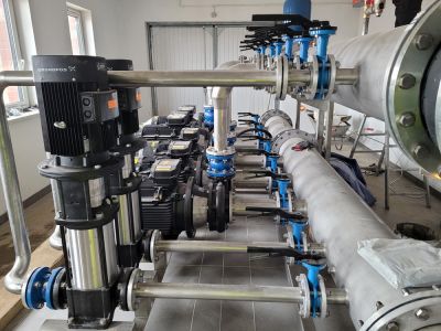 Wybudowana pompownia wody dla budynk&oacute;w osiedla Carpatia