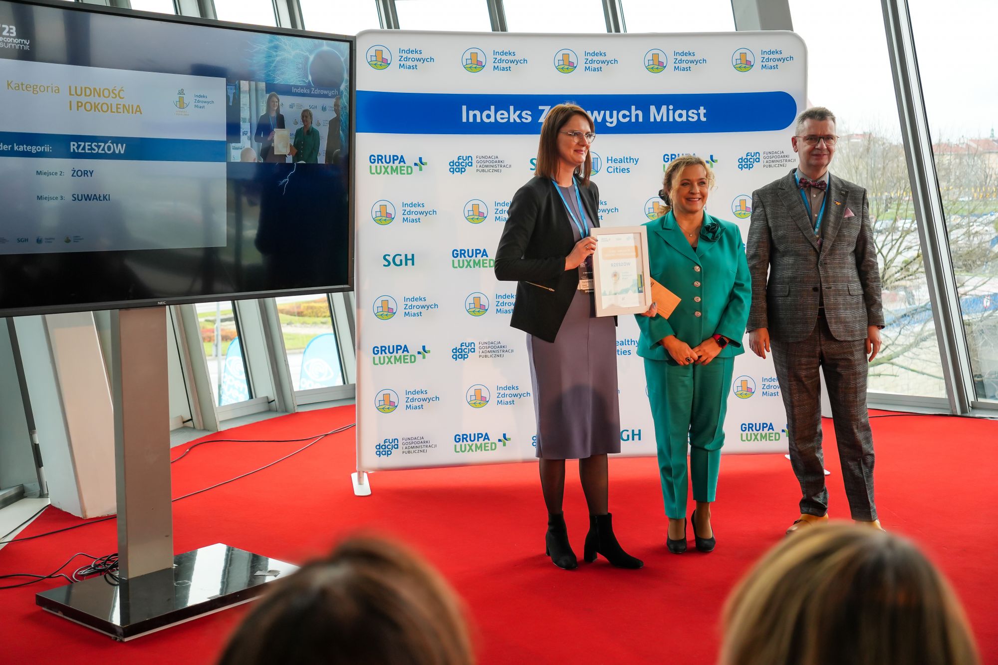 zdjęcie z rankingu przygotowanego przez Grupę LUX MED, Szkołę Główną Handlową w Warszawie oraz Open Eyes Economy Summit pod nazwą Indeks Zdrowych Miast, fot. Maciej Mikołajewski