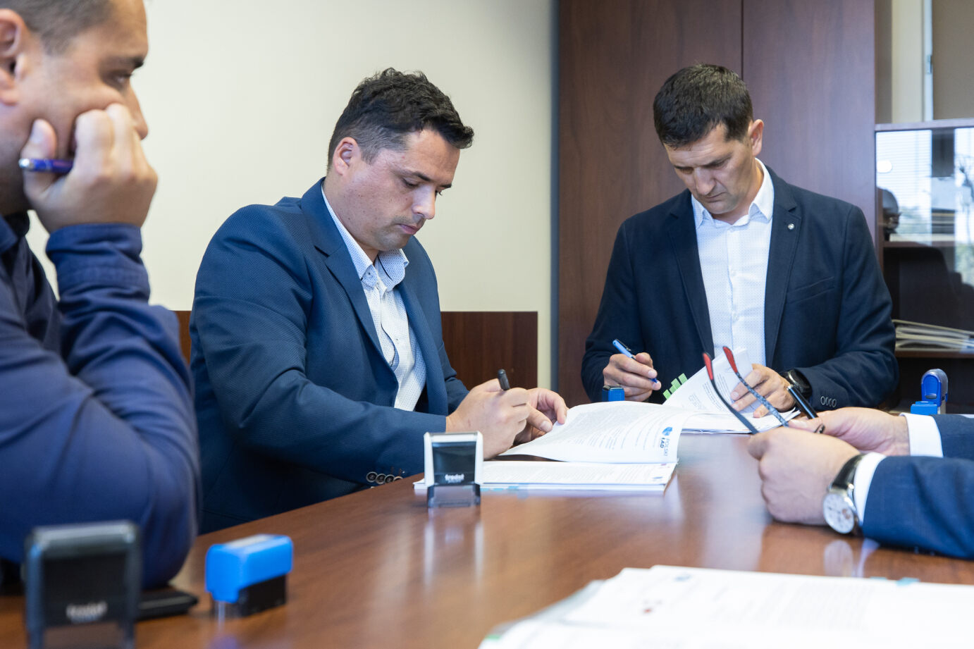 podpisanie umowy z konsorcjum firm - ANTEX II i Wysowa Mosty, fot.Grzegorz Bukała,Urząd Miasta Rzeszowa