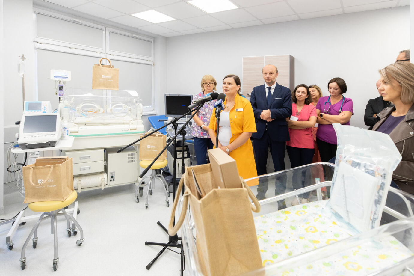 zdjęcie z konferencji prasowej "Wyprawka- Rzesz&oacute;wToMy" w Szpitalu Miesjkim w Rzeszowie,fot. Grzegorz Bukała,Urząd Miasta Rzeszowa