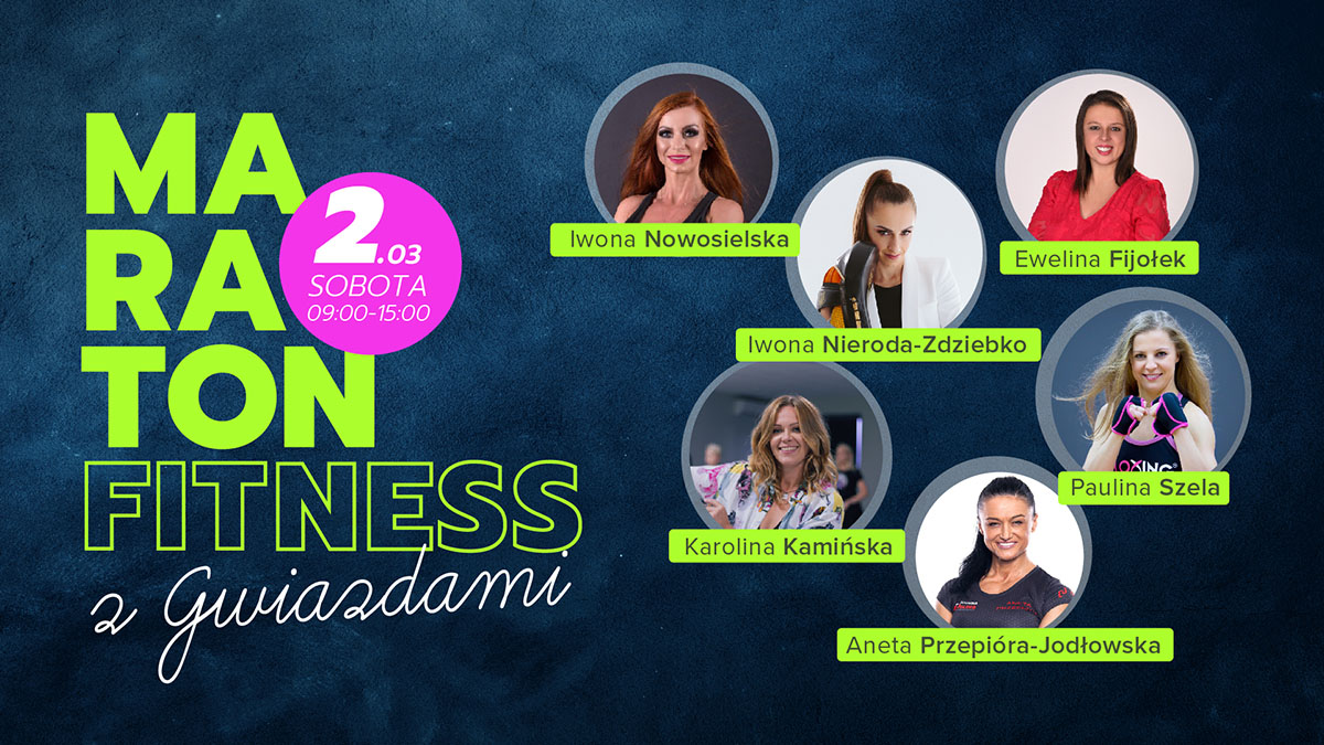 Zdjecie do artykułu Maraton Fitness z Gwiazdami na hali Rzeszowskiego Ośrodka Sportu i Rekreacji 