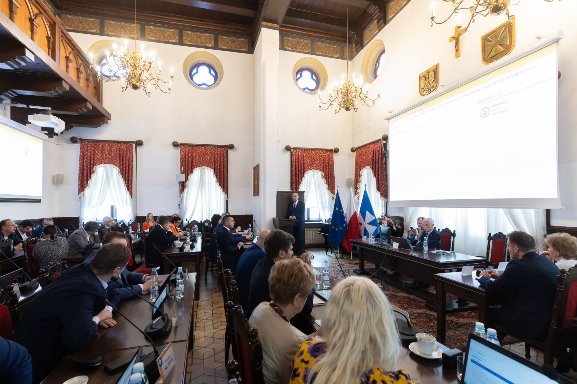 zdjęcie z Sesji Rady Miasta Rzeszowa, fot. Grzegorz Bukała, Urząd Miasta Rzeszowa