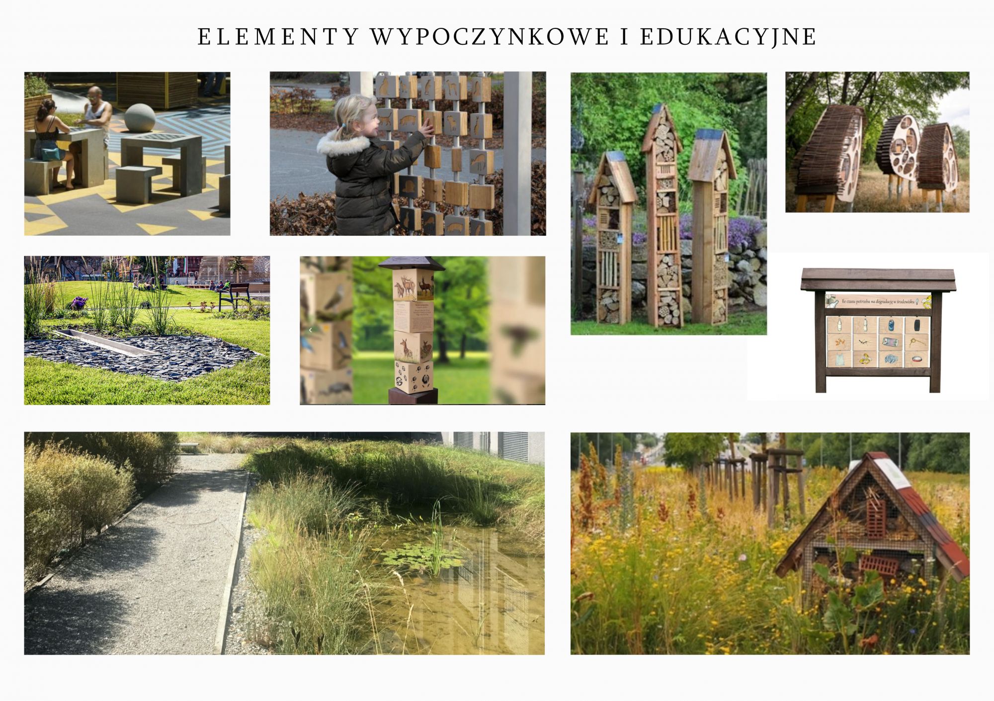 projekt element&oacute;w wypoczynkowych i edukacyjnych