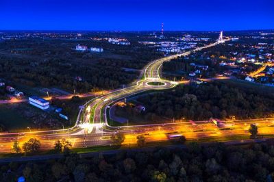Połączenie drogowe Lubelskiej z Warszawską, fot. Tadeusz Poźniak