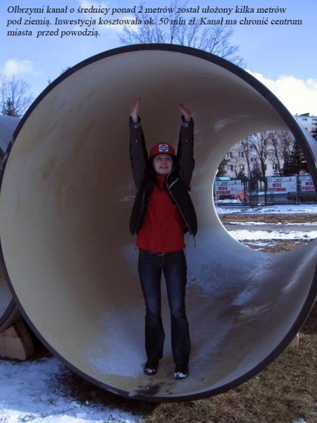 Zdjecie do artykułu Wybudowano kanał ulgi dla potoku Mikośka w celu zabezpieczenia przeciwpowodziowego terenów miasta Rzeszowa