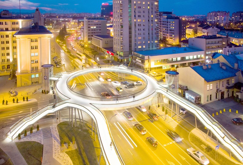 Zdjecie do artykułu Wybudowanie kładki dla pieszych nad aleją Piłsudskiego