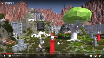 Projekt gry komputerowej 3D student&oacute;w kierunku Informatyka i Koła Naukowego Informatyki