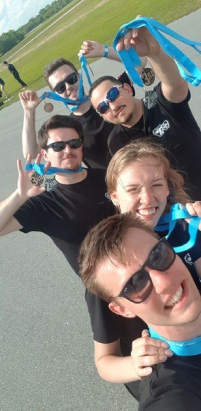 studenci Koła Naukowego Euroavia działającego przy Politechnice Rzeszowskiej