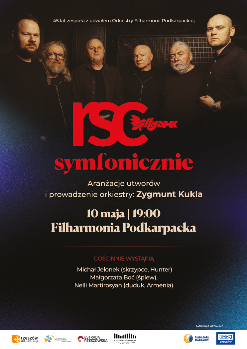 plakat promujący koncert