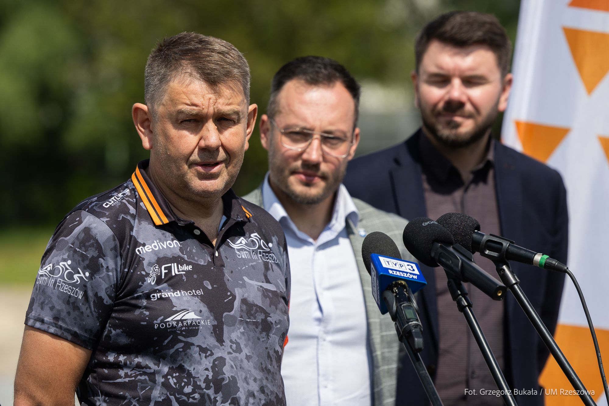 konferencja prasowa Triathlon Rzeszów 2026 r., fot. Grzegorz Bukała, Urząd Miasta Rzeszowa