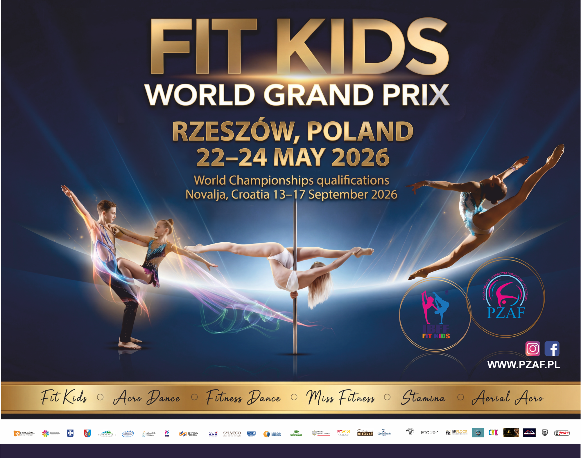 Zdjecie do artykułu Rzeszów gospodarzem światowych emocji. Fit Kids World Grand Prix 2026 już w maju
