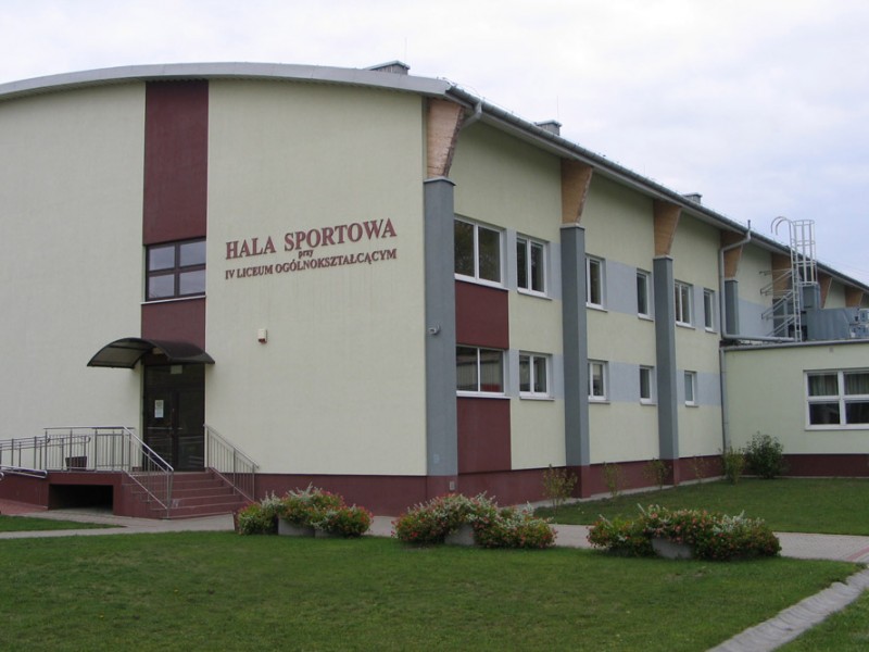 Hala sportowa przy IV Liceum Og&oacute;lnokształcącym