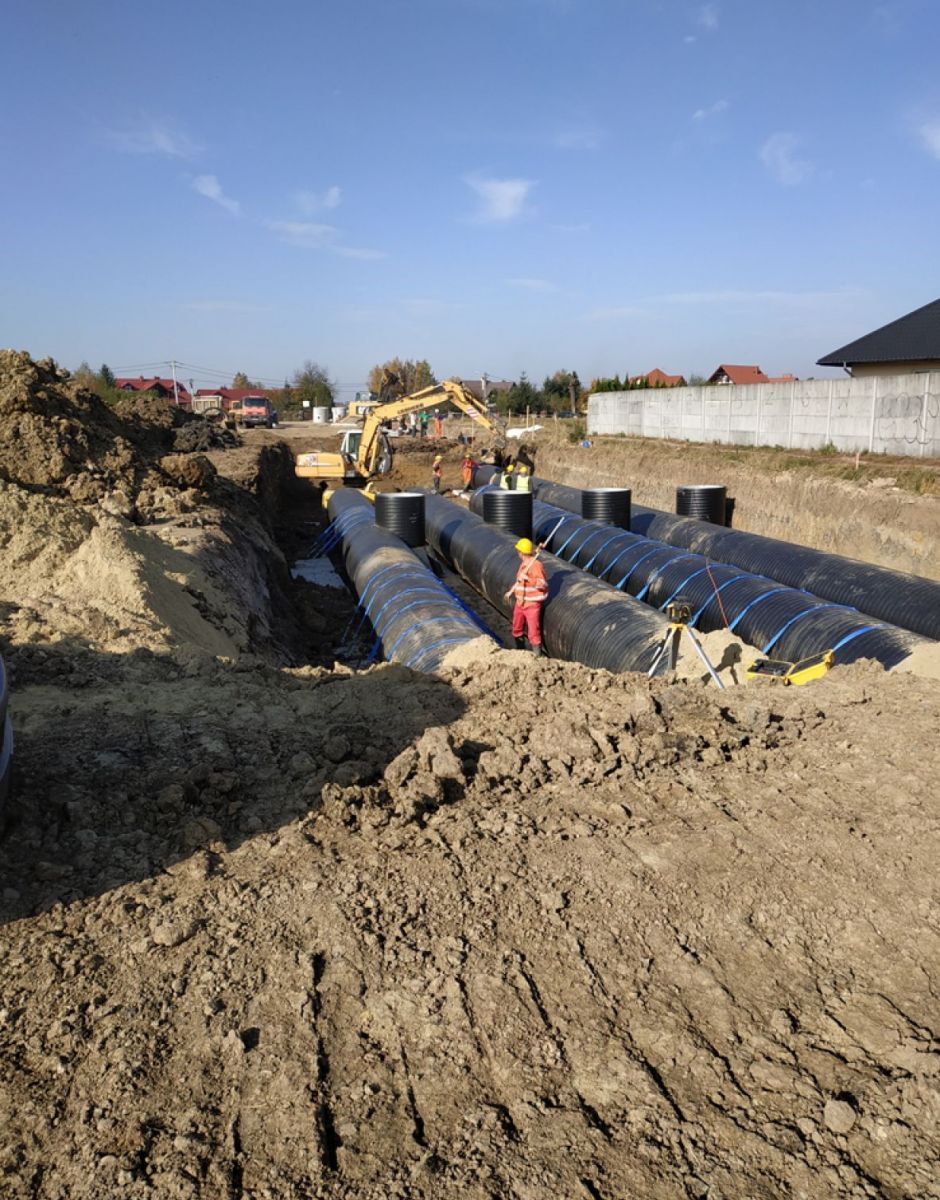 Budowa kanalizacji na Budziwoju