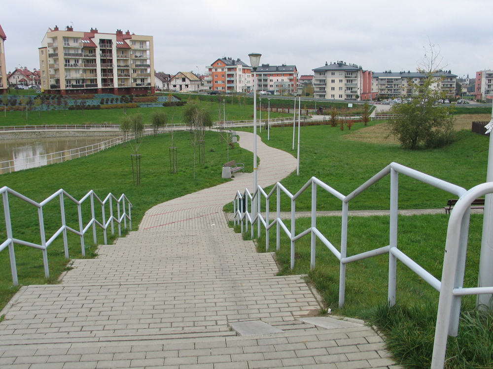 Chodnik z oświetleniem pomiędzy ul. Odrzykońską, Biecką, Iwonicką i Nowosądecką