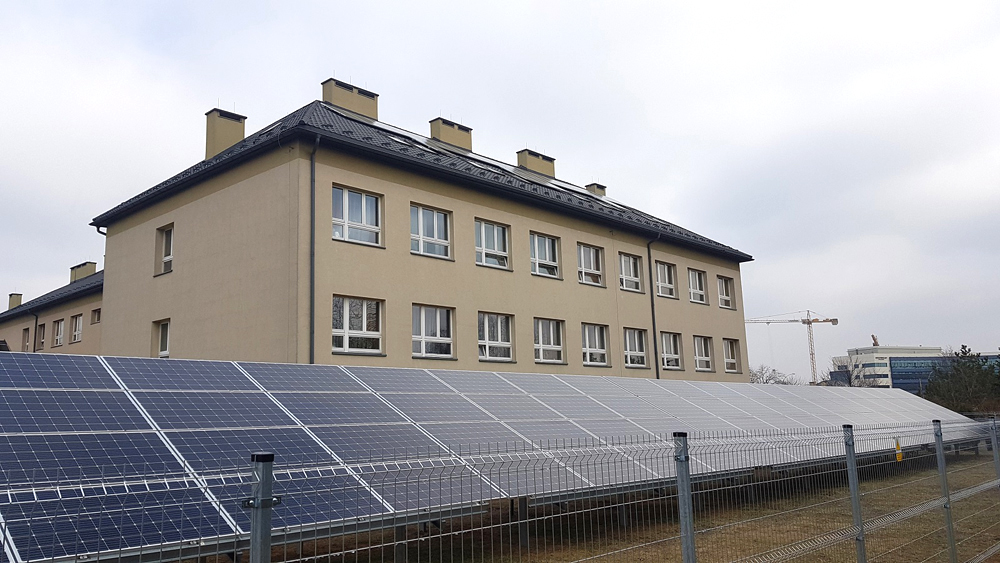 Instalacja fotowoltaiczna na budynku DPS