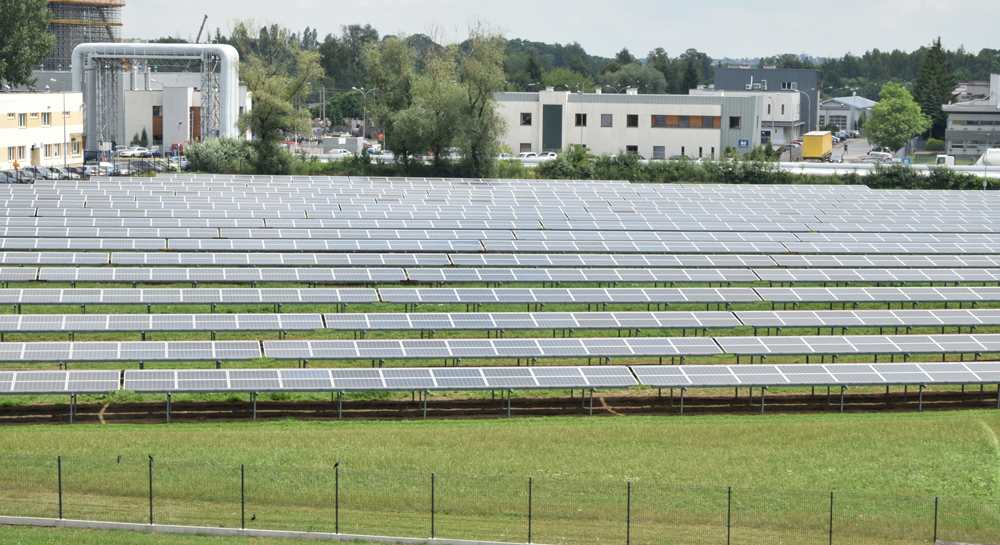 Instalacja fotowoltaiczna na terenie Oczyszczalni Ściek&oacute;w