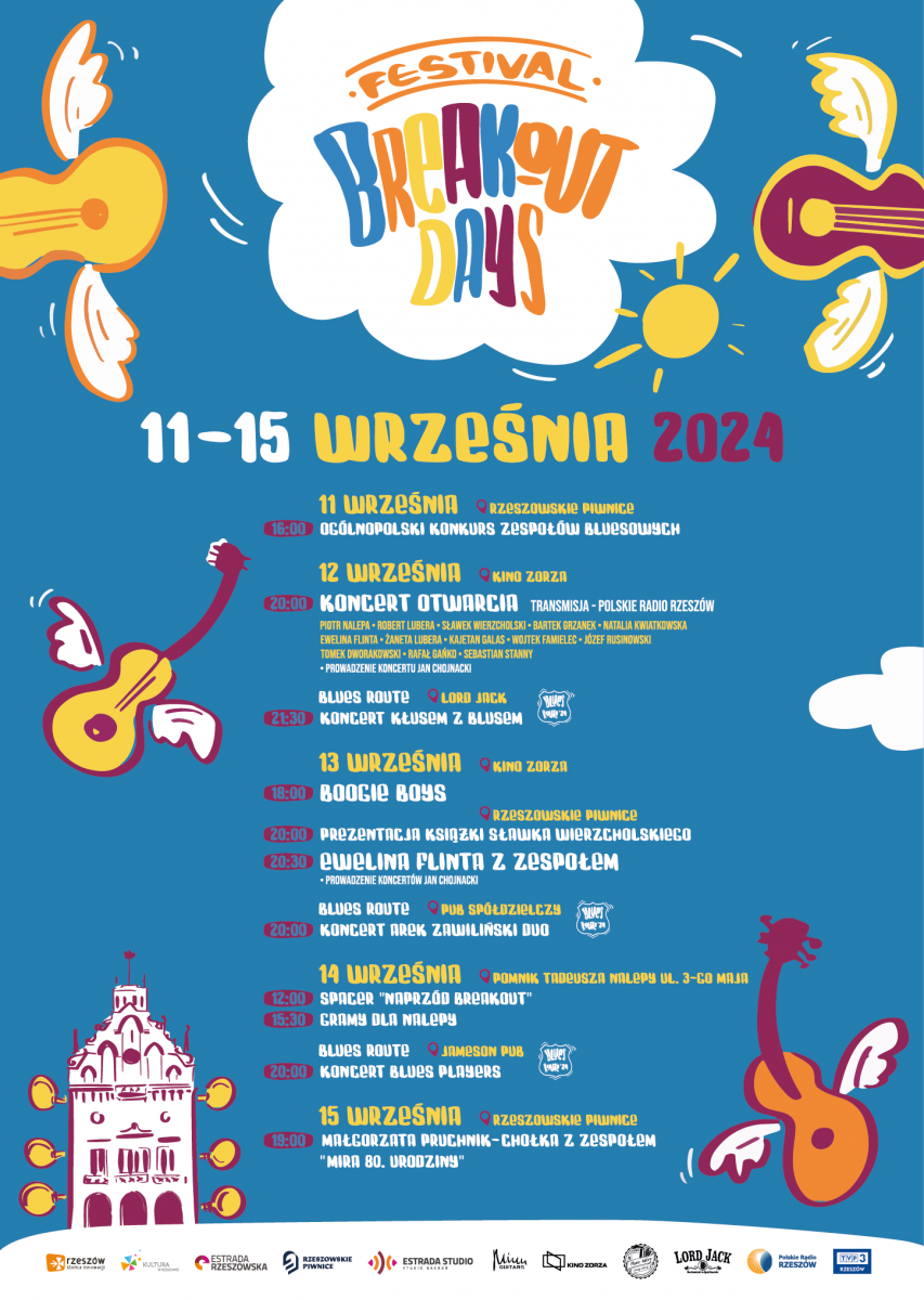 plakat promujący wydarzenie Rzesz&oacute;w Breakout Days 2024