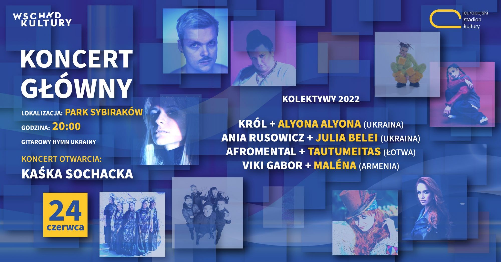 Plakat wydarzenia KONCERT GŁ&Oacute;WNY (Europejski Stadion Kultury)