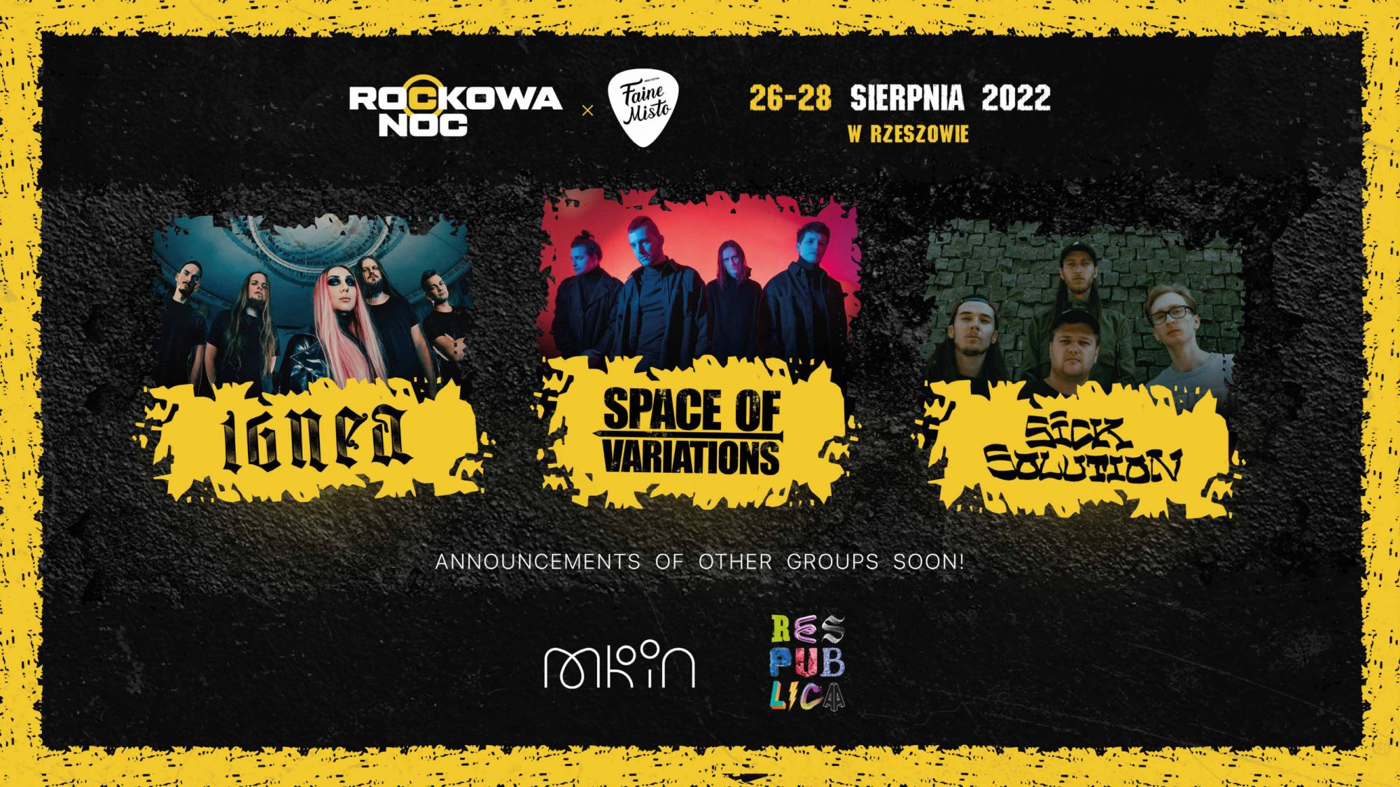 17. edycja Rockowej Nocy - plakat wydarzenia