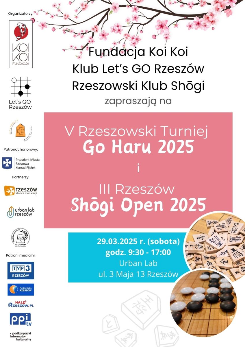 Zdjecie do artykułu V Rzeszowski Turniej GO Haru 2025 oraz  III Rzeszów Shogi Open