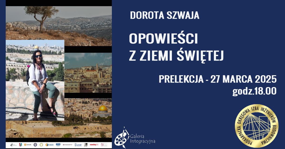 plakat promujący prelekcje