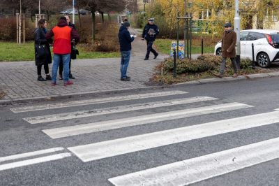 Audyt przejść dla pieszych. Sprawdzane są widoczność oraz bezpieczeństwo | fot. Grzegorz Bukała/Urząd Miasta Rzeszowa