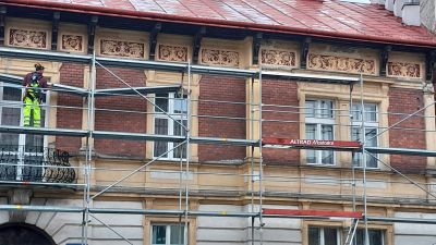 Zdjecie do artykułu Zabytkowy fryz w centrum Rzeszowa odrestaurowany