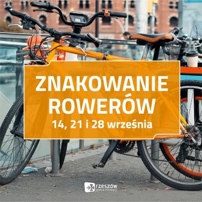 Grafika promująca akcję | Znakowanie rower&oacute;w