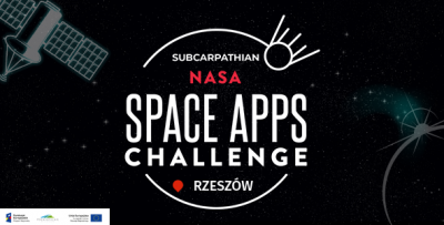 Grafika promująca wydarzenie | Subcarpathian NASA Space Apps Challenge 2022
