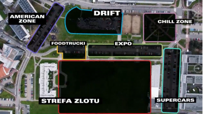Mapa terenu wydarzenia "Speed Show Rzesz&oacute;w"