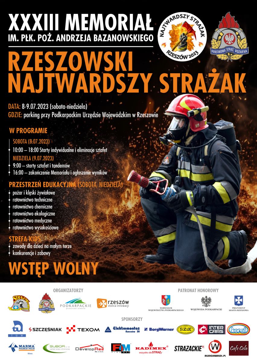 Zdjecie do artykułu Piknik Strażacki XXXIII Memoriału im. płk. poż. Andrzeja Bazanowskiego 
