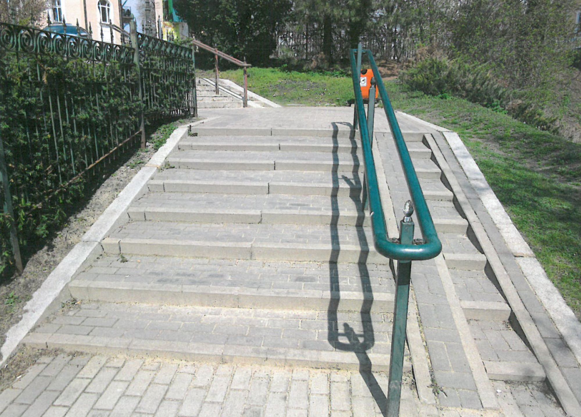 Schody prowadzące z Placu Śreniawit&oacute;w do Zamku Lubomirskich