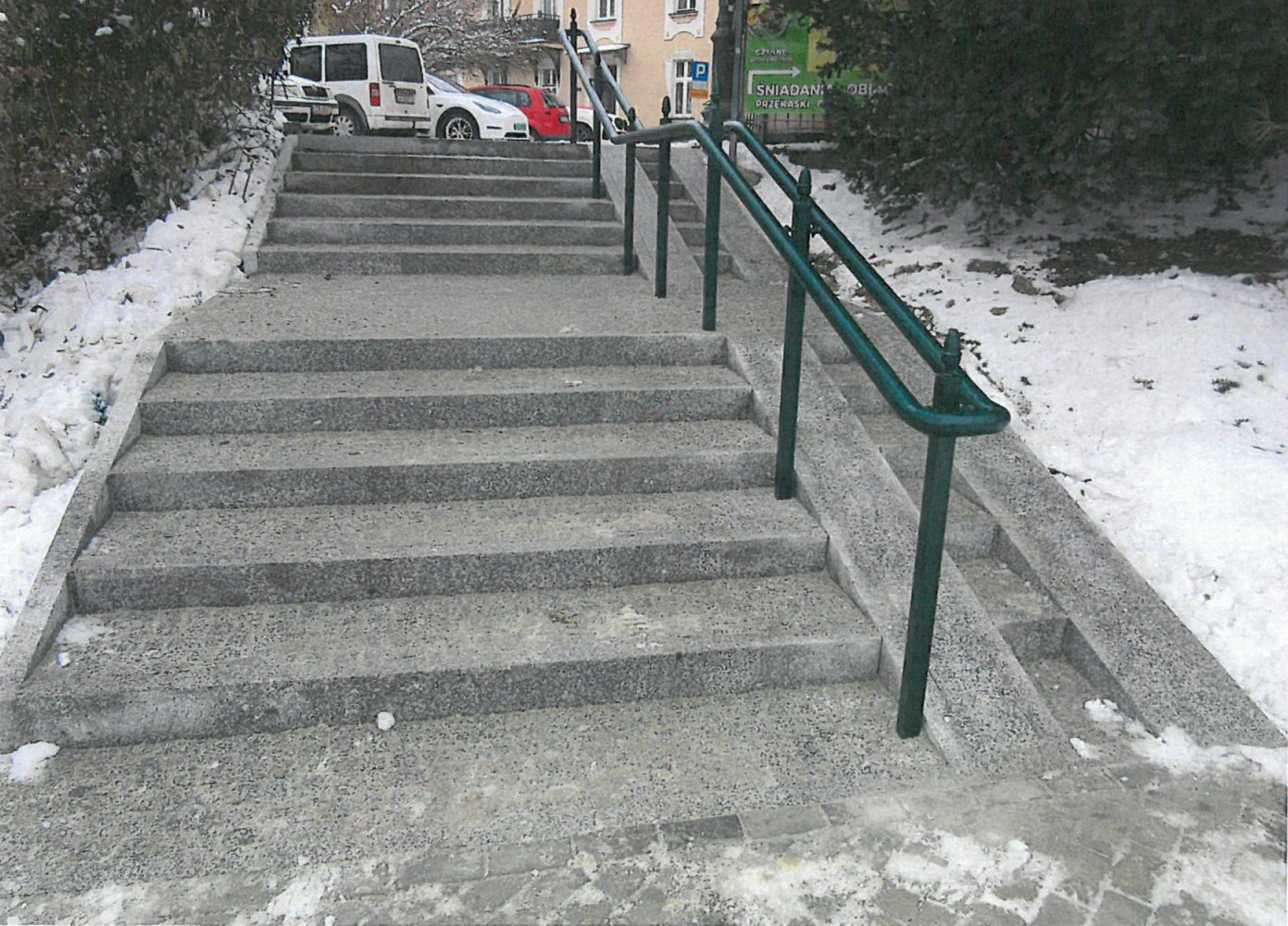 Schody prowadzące z Placu Śreniawit&oacute;w do Zamku Lubomirskich