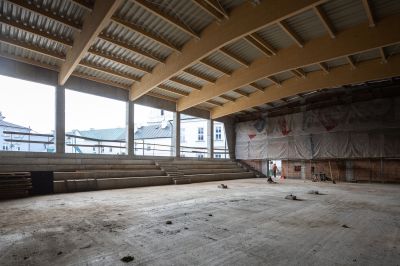 Hala sportowa I Liceum Og&oacute;lnokształcącego w Rzeszowie, fot. Grzegorz Bukała / Urząd Miasta Rzeszowa