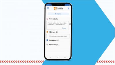 Zrzut ekranu przedstawiający sklep e-bilet