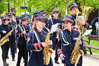 Podkarpacki Festiwal Patriotyczny 2022 r. - zdjęcie przedstawiające orkiestrę