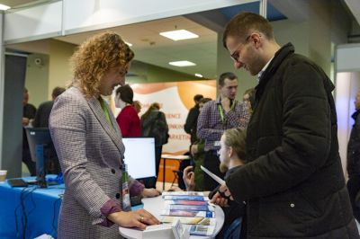 Targi Pracy organizowane przez Biuro Karier Wyższej Szkoły Informatyki i Zarządzania z siedzibą w Rzeszowie