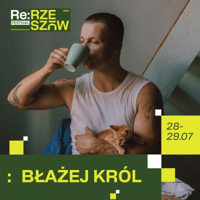 Grafika promująca Re Festival w Rzeszowie - artysta Błażej Kr&oacute;l