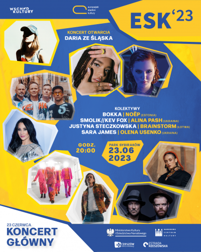 Festiwal Wsch&oacute;d Kultury - Europejski Stadion Kultury w Rzeszowie - wszyscy artyści