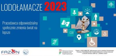 Grafika promująca kampanię Lodołamacze 2023