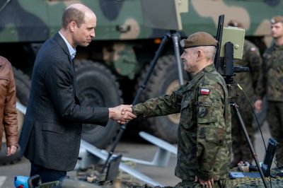 Spotkanie Księcia Williama z żołnierzami brytyjskimi w jednostce wojskowej 3. Podkarpackiej Brygady Obrony Terytorialnej w Rzeszowie, fot. Grzegorz Bukała, Urząd Miasta Rzeszowa
