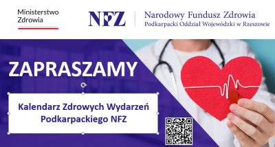 Kalednarz Zdrowych Wydarzeń Podkarpackiego NFZ - grafika