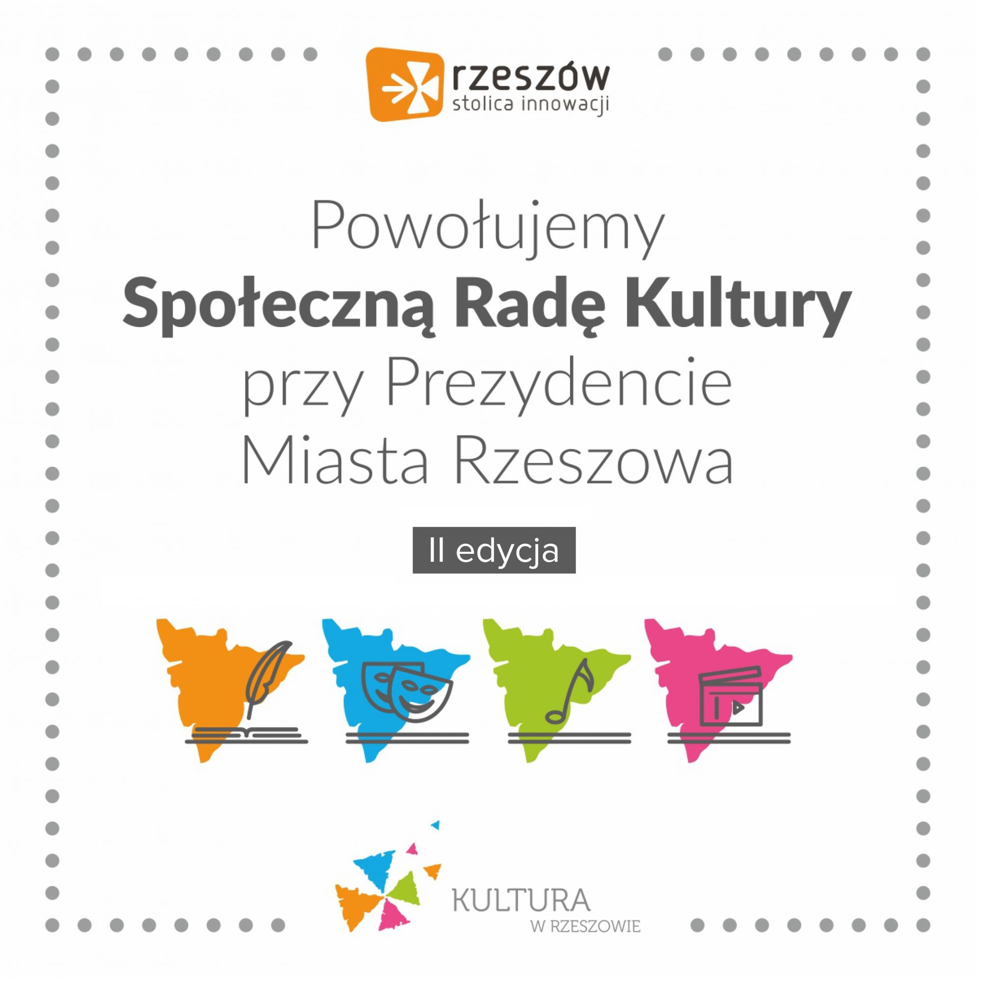 Zaproszenie do udziału w Społecznej Radzie Kultury - grafika